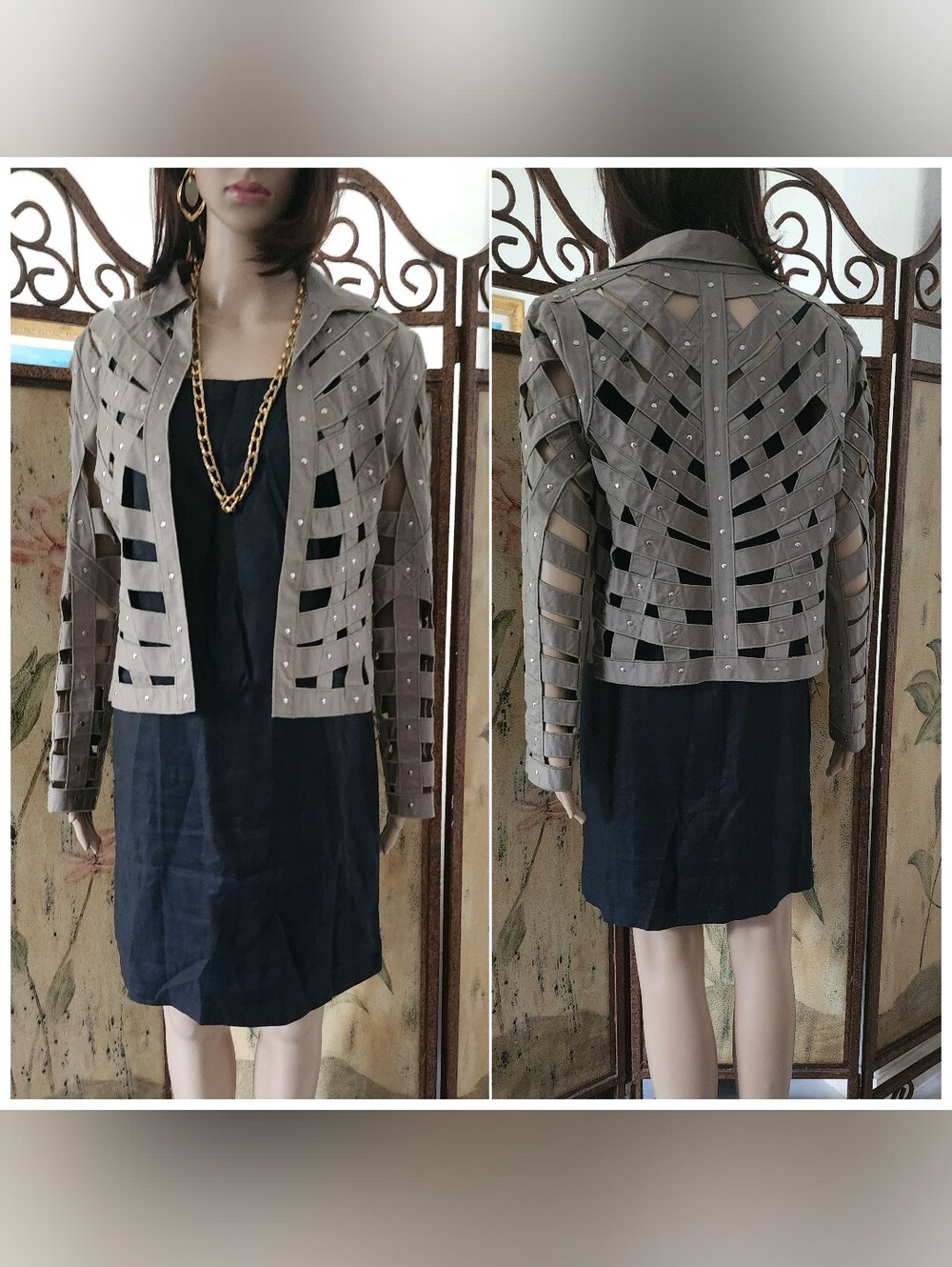 BLUE ICE | Women's Studded Jacket